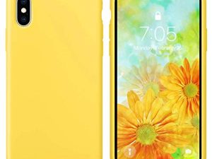Oihxse Silicona Matorral Funda Compatible con iPhone 11 Case Ultra Delgada Suave TPU Protector Carcasa Moda Linda Color Anti-Rasguño Caso Bumper Cover (Amarillo)