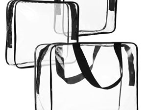 CALLARON Bolsa De Aseo Transparente De 3 Uds. Bolsas De Maquillaje Transparentes Bolsas De Aseo Transparentes para Hombres Y Mujeres Bolsa Compatible con La Línea Aérea Aeropuerto