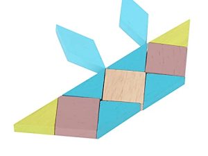 Bloques de Madera para Bebés, Mejora la Coordinación Ojo-mano Bloques de Madera para Bebés Material Seguro Y Duradero para Niños Pequeños
