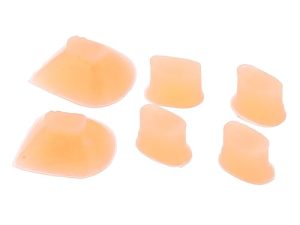 Piezas de Herramientas de Reparación de Flautas, Ladrillos de Cola de Flauta de Color Amarillo Claro, Silicona de Fácil Reemplazo Compacta, 6 Uds para Instrumento