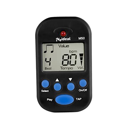 FAVOMOTO Afinador De Piano Mini Bajo Guitarra Metrónomo Para Piano Afinador De Guitarra Digital Guitarra Eléctrica Afinador De Pedal Metrónomo Mecánico Metrónomo Preciso Ritmo Digital