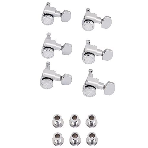 Fender conjunto de clavijas con bloqueo para Stratocaster/Telecaster, cromadas
