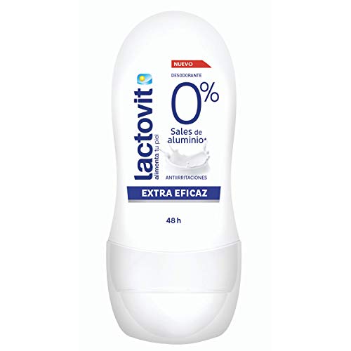 Lactovit Desodorante Extra Eficaz En Roll On Sin Sales De Aluminio, 0% Alcohol, Anti-irritaciones Y 48h De Eficacia.