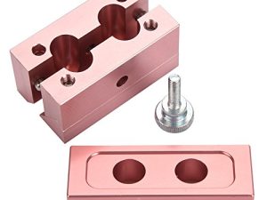 Herramienta de Molde de Pintalabios DIY, Juego de Moldes de Pintalabios DIY, Fabricante de Bálsamo Labial, Molde de Silicona para Hacer Pintalabios, Molde Cosmético DIY para Tubo (2 agujeros)