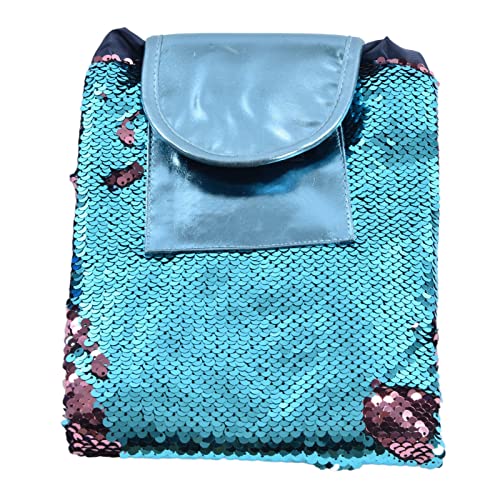 Haofy Bolsa de Almacenamiento de Maquillaje Organizador de Viaje, Bolsas de Cosméticos, Bolsa de Maquillaje con Cordón de Viaje, Bolsas de Aseo para Mujeres Y Niñas de Viaje(Azul)