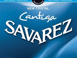 Savarez Cuerdas para Guitarra Clásica New Cristal Cantiga juego 510CJ Tensión alta, azul