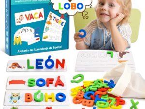 Tragik Juguetes Niños 2-8 Años, Juegos Educativos Niños 3-8 Años Puzzle 3-6 Años Aprender a Leer Escribir Juegos Pizarra Infantiles Smart Games Juguetes Montessori Niña 3-8 Años Regalo Niño 3-6 Años