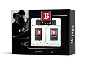 BRUMMEL – Clásica, Perfume 125 ml + After Shave 125 ml, Estuche Regalo de Hombre, Pack Brummel 2 Piezas, Masculino, Elegante, Fresco y Sofisticado, Fragancia Amaderada y de Larga Duración