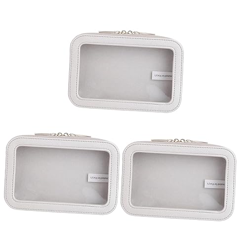 Beavorty Bolsa De Aseo De 3 Piezas Bolsas De Maquillaje De Viaje para Mujer Kit De Afeitado Artículos De Tocador De Viaje Bolsa De Equipaje De Viaje Bolsas De Maquillaje Bolsa De