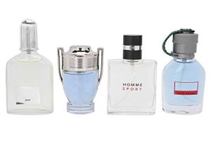 Set De Perfume para Hombres 4pcs 25ml Men Perfume Spray Eau De Parfum Sets De Regalo, Set De Regalo De Perfumes De Fragancia Afrutada Fresca Romántica De Larga Duración