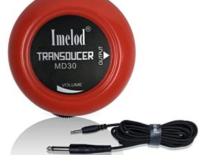 Imelod Guitarra Pickup Contact Micrófono Transductor para Guitarra Ukulele Violín Mandolina Banjo Cello Kalimba Tambor