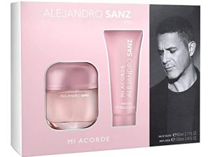 ALEJANDRO SANZ pack mi acorde colonia 80 ml + loción corporal 100 ml, 0.4 kilograms, 1