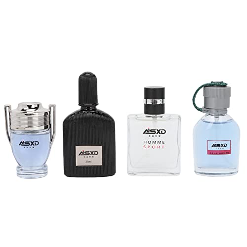 Juego De 4 Perfumes para Hombres - Eau De Toilette para Hombres, Colonia Deportiva Fragancia Floral Oceánica Perfume Masculino De Larga Duración - 25 Ml