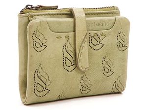 Abbacino Cartera pequeña en Piel troquelada Verde
