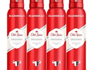 PACK X4 Old Spice Original Spray Corporal Desodorante Para Hombres 150 ml