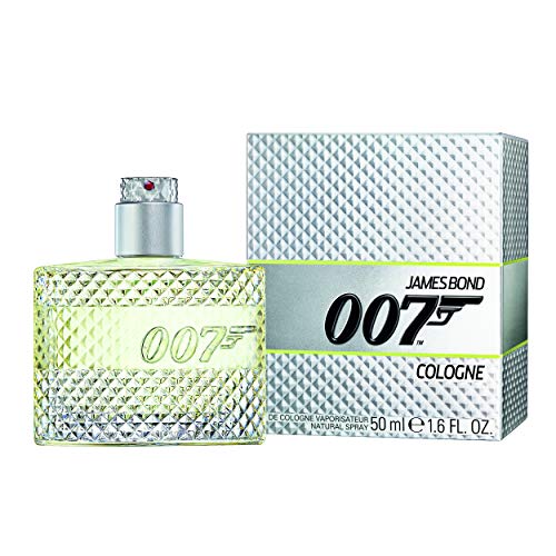 James Bond 007 Agua de colonia para hombre irresistible y fresca, para el día, combinada con la elegancia británica, 1 unidad de 50 ml
