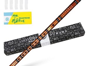 ERINGOGO Flauta De Flautas G-Key Instrumentos Orquestales Tradicionales Con Membranas De Flauta Y Estuche De Almacenamiento Para Niños Adultos