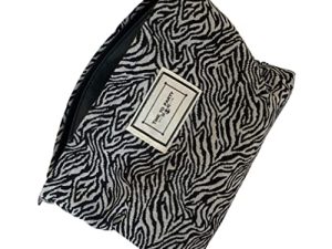cabilock Bolsa de Maquillaje de Viaje con Estampado de Leopardo Organizador de Bolsas de Cosméticos Estuche de Baño Estuche de Tren Bolsas de Regalo de Lona para Mujeres Y Niñas
