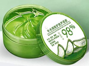 Gel Hidratante de Aloe Vera, Hidratante Después del Sol que Repara la Piel, Gel de Aloe Vera que Reduce los Poros, Control de Aceite, Fácil de Aplicar para el Cuidado de la Piel