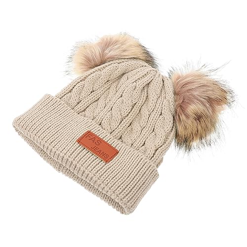 INOOMP Sombrero De Punto Sombrero De Invierno para Mujer Sombreros De Invierno para Niños Sombrero Aire Sombrero De Punto con Orejeras Sombreros De Invierno para Mujer Sombrero