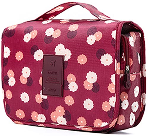 Neceser Maquillaje Viaje Impermeable y Colgante para Mujer Niña Hombre Bolsa de Aseo Kit de Aseo Viaje Estuche Organizador con Gancho,Viaje. Excursión. Baño.