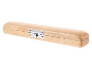 Caja de regalo para pulsera, de madera, con cabeza de flauta