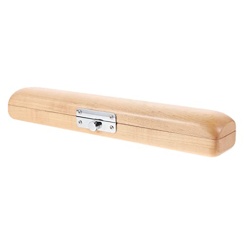 Caja de regalo para pulsera, de madera, con cabeza de flauta