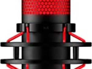 HyperX HX-MICQC-BK QuadCast: micrófono independiente para streamers, creadores de contenido y jugadores PC, PS4, PS5 y Mac, negro, talla única