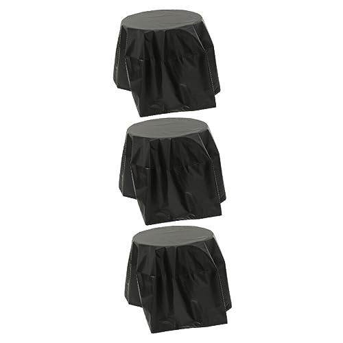Yardwe 3 Fundas Redondas Para Fogones Manteles Ajustables Para Exteriores Protectores De Mesa Redonda Manteles Para Fogones Fundas Protectoras Para Barbacoa Fundas Protectoras Para