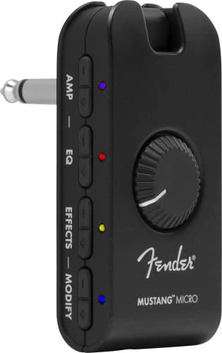 Fender amplificador Mustang Micro – el amplificador de auriculares personal todo-en-un fundamental