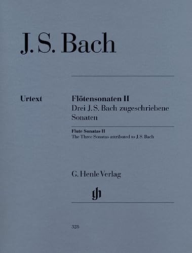 Sonates pour flute, volume ii (3 sonates attribuees a j. s. bach) - flute et piano: Instrumentation: Flute and Piano