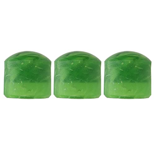 Tono de Volumen de Metal, 3 Piezas Perilla de Guitarra Eléctrica Controlador de Potenciómetro de Cuerda Juego de Accesorios de Instrumentos 8 Colores(Verde)