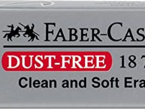 Faber-Castell 187120 – Goma libre de polvo, plástico, blanco, 1 pieza