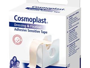 Cosmoplast Sensitive Esparadrapo de papel suave, 5 x 2.5 cm