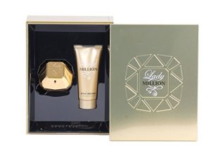 Paco Rabanne Lady Million 80ml Eau De Parfum Spray / 100 ml Sensual Body Lotion (rectangular Case) 1er Pack (1 x 180 ml)