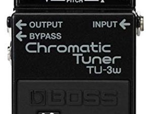 Afinador de suelo cromático BOSS TU-3W con innovación y técnica Waza | Excelente afinador de pedalera para guitarra y bajo | Circuito rediseñado con bypass con buffer o true seleccionable