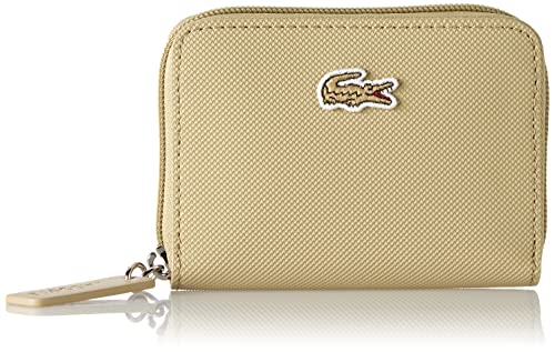 Lacoste L.12.12 Concept, Cartera para mujer, Beige, S