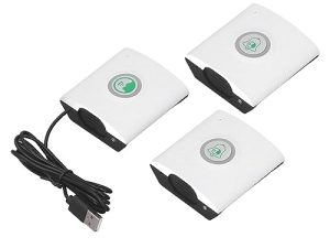Intercomunicador de Voz, Intercomunicador Bidireccional Inalámbrico de Baja Potencia 433MHz para el Hogar (Blanco)