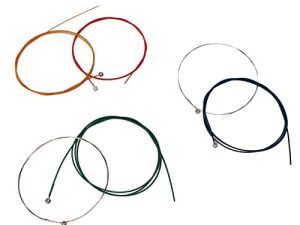 Reemplazo de Cuerdas de Guitarra, Cuerda de Guitarra de Larga Duración de Aleación de Cobre Fácil de Tocar, Multicolor, 6 Uds., Profesional, a Prueba de óxido para Show