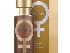 Lure Her Perfume, Perfume de Purpurina de Feromonas Románticas, Perfume Dorado para Atraer a Mujeres y Hombres en Spray, Feromonas de Señuelo Dorado para Atraer a Hombres para (8)