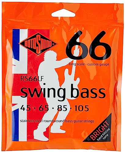 Rotosound Cuerdas para Bajo Eléctrico SWING 66 STAINLESS SETS 4-cuerdas RS66LF Stainless Custom 45-105