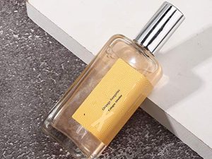 Perfume para Mujer De 50 Ml, Perfume con Fragancia Brillante y Duradera, Perfume en Aerosol con Fragancia Ligera Portátil, Perfume Floral para Mujer, Perfume con (luz naranja