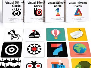 Beiens Tarjetas Flashcards Bebés, 80 Piezas 160 Tarjeta de Contraste de Altura en Blanco y Negro y de Colorida,Juguetes de Educación de Estimulación Visual es Adecuada para 0-36 meses Bebé(14 x 14 cm)