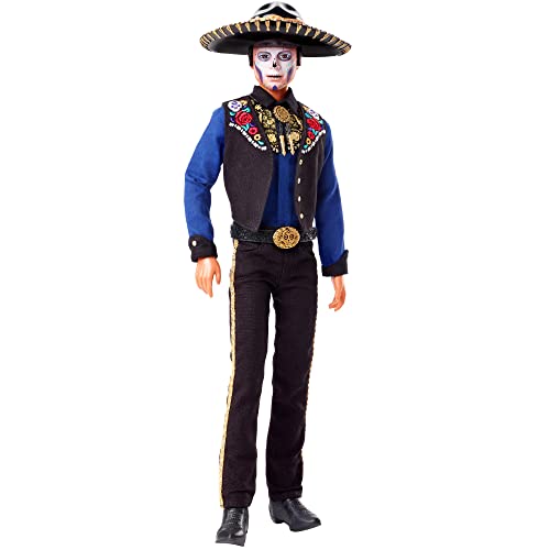 Barbie Signature Ken Día de Muertos, muñeco de colección de juguete (Mattel HBY10)