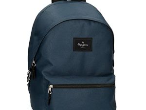 Pepe Jeans Aris, Equipaje Bolsa De Mensajero Unisex Niños, Marino, 31x44x17.5 Cms