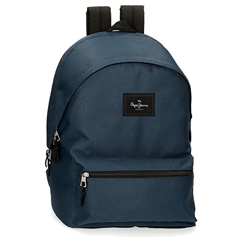 Pepe Jeans Aris, Equipaje Bolsa De Mensajero Unisex Niños, Marino, 31x44x17.5 Cms