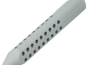Faber Castell 187100, Borrador Grip, Forma Triangular, Gris