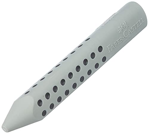Faber Castell 187100, Borrador Grip, Forma Triangular, Gris