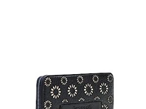Desigual Mone_amorina Fiona, Billetera Bi-Fold Mujer’S, Blanco, 20.5