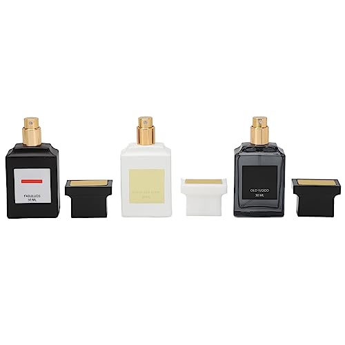 Set de Regalo de Perfume para Hombre, 3 uds., Fragancia Ligera, Niebla, a Prueba de Fugas, Mejora el Temperamento, Fácil de Usar, Capas Ricas, Eau de Toilette para él